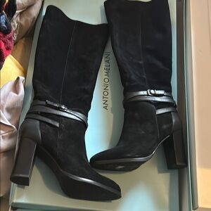 Antonio Melani Black Women's Boots
